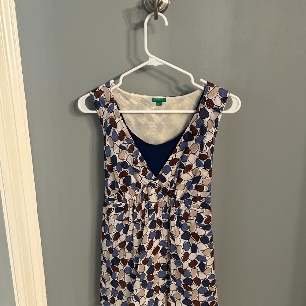 UCB Empire waist top with tank top